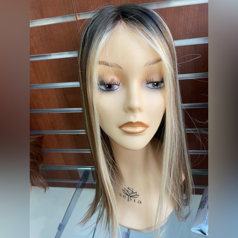 Uni wigs “Claire” human hair lace front topper